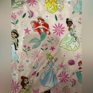 Little Sleepies Pink Disney Princess Crib Sheet